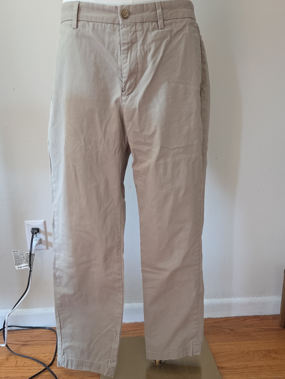 Banana Republic Tan Straight-Fit Chinos